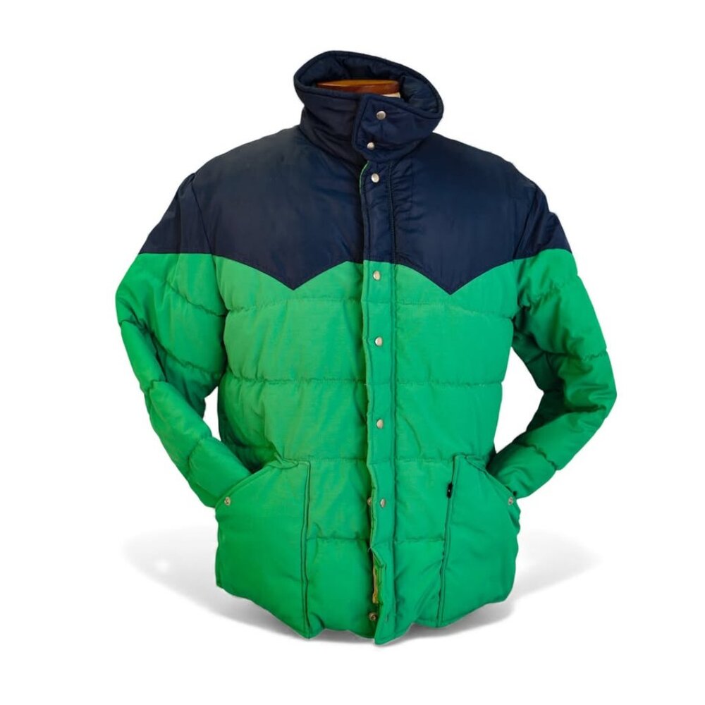 Vintage 70s 10X Brand Down Puffer Jacket L/XL